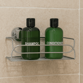 porta shampoo e condionador de ventosa